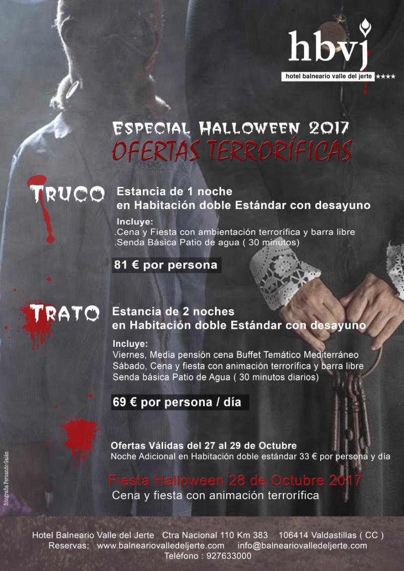 Especial Halloween en el Hotel Balneario Valle del Jerte
