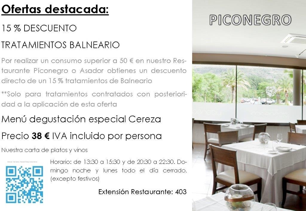 Balneario Valle del Jerte Oferta Tratamientos