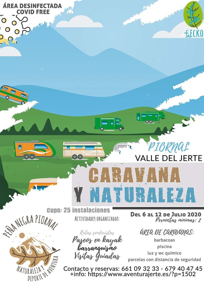 Camping Peña Negra. Caravana y Naturaleza en el Valle del Jerte